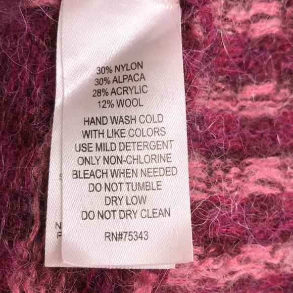 Sweater in checked pink brown check. - Picture 5 of 6